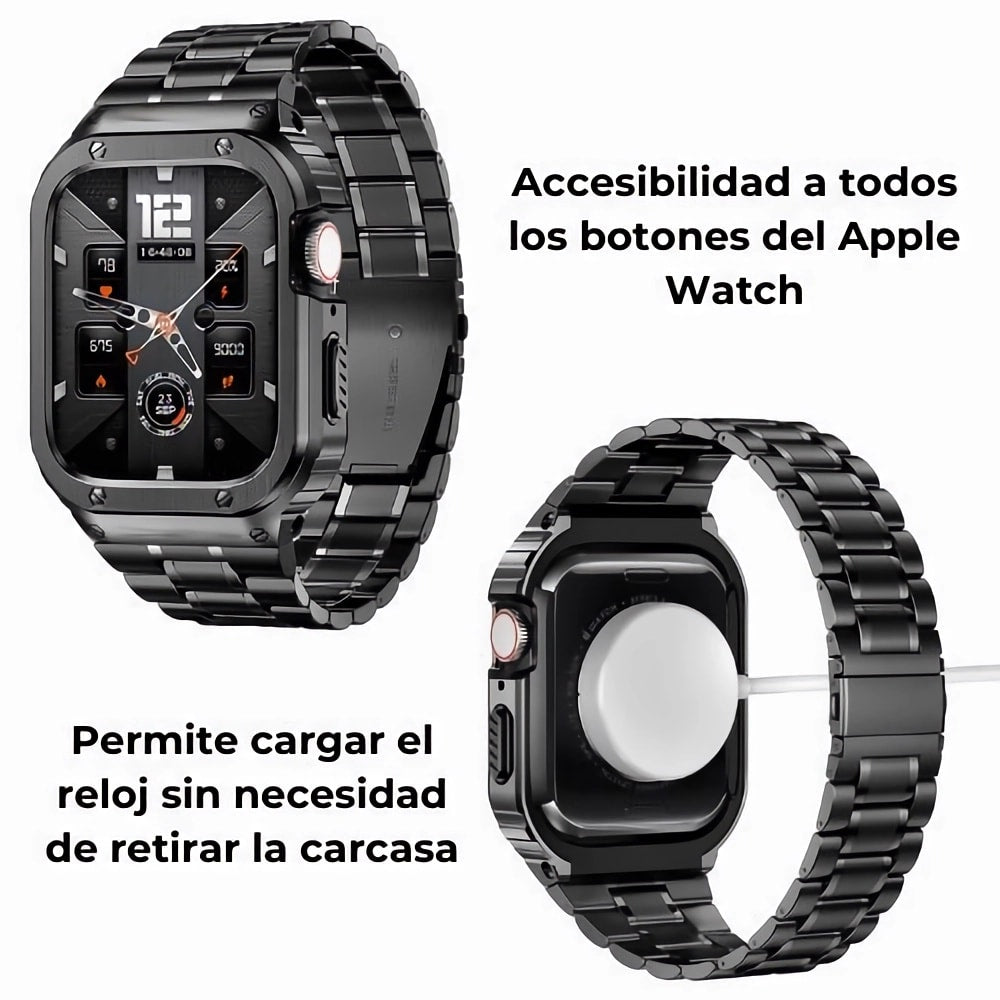 correa y carcasa acero apple watch