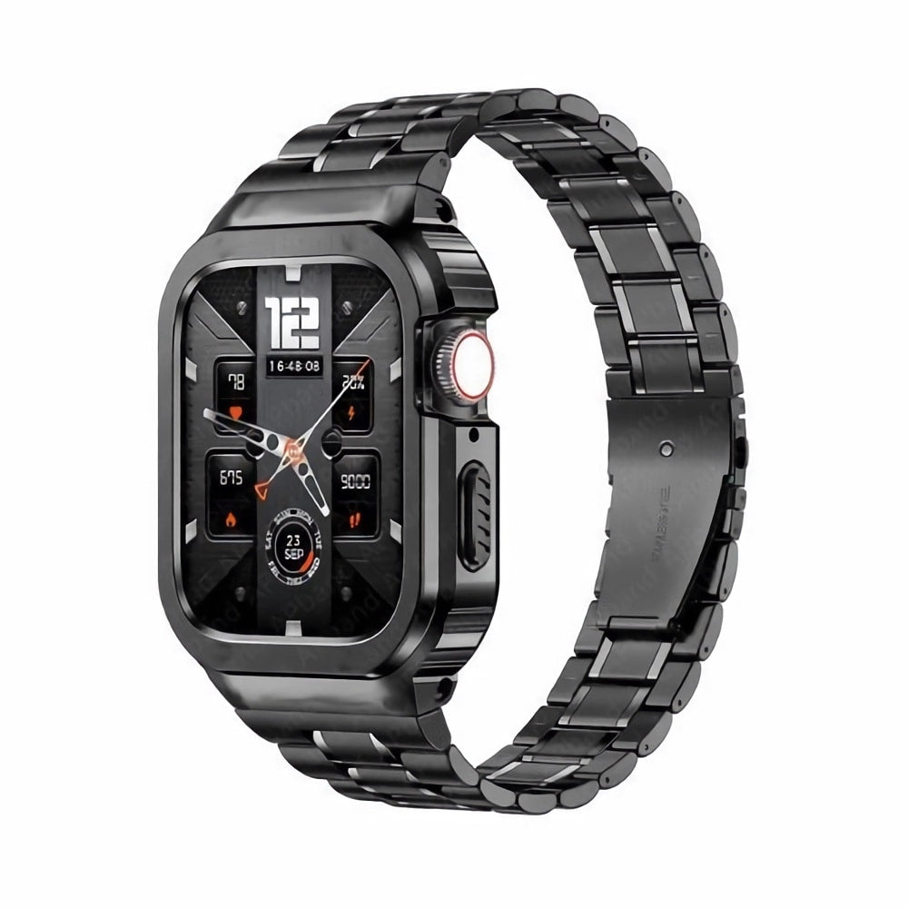 correa + carcasa metalica apple watch